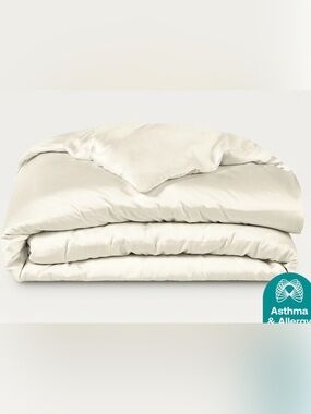 SIJO AiryWeight Eucalyptus Duvet Cover in Ivory New Twin Twin XL